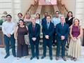 Visita a la Fiscalía General del Estado, con los fiscales jefe del TC y de Cooperación Internacional